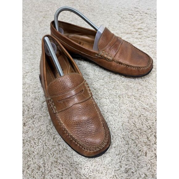 Martin Dingman Men\'s Bill American Bison Penny‎ Loafer Shoes Size 9 Vibram Sole main image 13